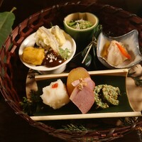 黒茶屋 - 前菜籠盛り