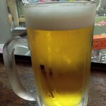 Shinkawaya Saketen - 生ビール（大）￥390円