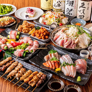 All-you-can-drink course with draft beer starts from 2,500 yen! All you can eat and drink ◎
