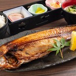 北海道產條紋遠東多線魚套餐