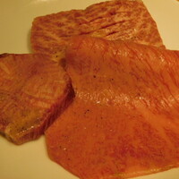 ビーフキッチン 恵比寿店 - 上タン、特選ハラミ、松坂牛リブ芯(コース料理 2時間飲み放題付き ビーフキッチンコース)