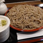 蕎麦 十箱 - もり蕎麦750円+大盛250円。