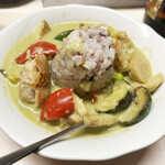 がばちょ - グリーンカレー　ご飯（630円）
