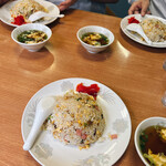 新華園 - やきめし×3人前♪