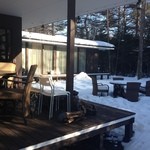 フォリオリーナ・デッラ・ポルタ・フォルトゥーナ - 食事の間にちょっと外の出てみました＾＾雪遊びもできる。