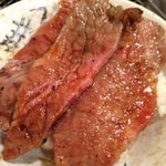 焼肉 静龍苑 - 即席カルビ丼