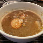 和利道 - 味玉つけ麺、スープ