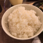 お好み焼 みっちゃん総本店 - 「ハラミ定食」（880圓）の御飯（中）。