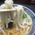 立ち喰いうどん彦根 - 「こんぶうどん」麺はやわらか目