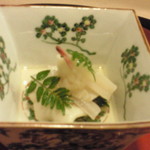 桜田 - 先付　ミル貝　木の芽が最高！