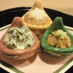 桜田 - 珍味　ナマコの子　白和え　ウニ