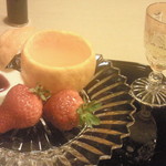 桜田 - デザート　とちのか　ポンカン・ゼリー　伊予かんジュース