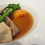 レストランひらまつ - 2013-3　卵黄が崩れない