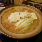 なべ駒 - 酒粕仕立て豚鍋