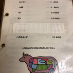 ミカド園 - 刺し身メニュー