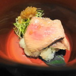 ローストビーフの蒸飯