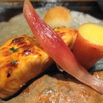 帰燕 - マスの幽庵焼き