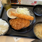 Matsunoya - ロースカツとエビフライ定食
