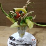 果実園リーベル - メロンパフェ