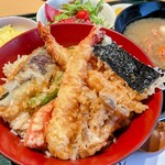 和食処 らいぜん - 天丼セット 1,430円