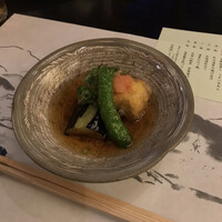 いそべ 本店 - 春の京ゆば会席・緑風  包み湯葉の揚げ出汁
