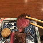 Resutoran Nishijima - メインのお肉は舌でも美味しい喉でも美味しい