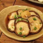金町製麺 - 焼き椎茸