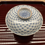 宮坂 - 網の模様が美しい蓋物