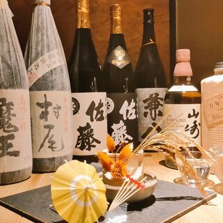令人惊讶的品牌??精选的日式酒一应俱全。