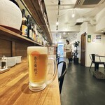 Suehiro Gyouza - 生ビール