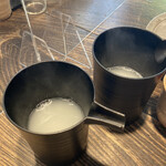 手打ち蕎麦 成冨 - そば湯
