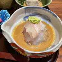 徳うち山 - 鯛茶の刺身