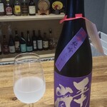 こみや酒店 - 日本酒2杯目は、五十嵐純米吟醸雄町おりがらみ！