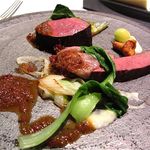 フロリレージュ - 牛ハツのロースト（お友だちのメイン）