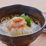 Ochazuke（boiled rice with tea）(Mentaiko)