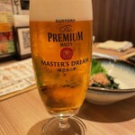 四国骨付鶏トリヤノシゴト - こちらの生ビール美味しい～