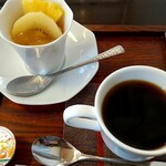 話食庵 - コーヒー＆アップルマンゴーゼリー