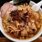 一条流がんこ総本家分家四谷荒木町 - ツブ貝18キロ×鯖鰹混合スペシャルラーメン♪