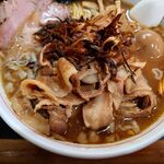 一条流がんこ総本家分家四谷荒木町 - ツブ貝18キロ×鯖鰹混合スペシャルラーメン　1,400円