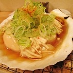 酒菜と炭 てりや - 天然ホタテの漁師焼き
