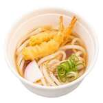 Shrimp tempura udon