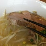 麺屋 菜々兵衛 - 【2013年02月】とんこつのチャーシュー。。分厚いです♪