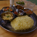 インド バングラデシュ料理 スナリ - バングラアンマの日替わりごはんプレート