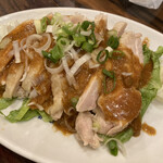 珉珉 - 蒸し鶏の胡麻ソース