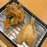 天ぷら定食まきの - かき揚げ・キス