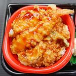 ハローズ 水呑店 - 天丼&焼きそばセットの天丼 ※拡大 (2022.06.14)