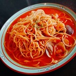 Kiyara Uei - 海の幸のトマトソーススパゲッティ