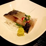 川 - 自家製〆さば 750円