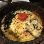 焼肉 スタミナ苑 - 石焼チーズ明太ビビンバ