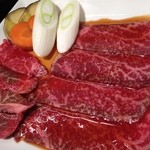 九六牛 ｂｙ中野牧場 - イチボとカルビと焼き野菜